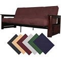 Columbus Mahogany Queen Premier Mattress Futon Set