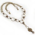 Sweet Romance Circles and Pearls Necklace