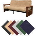 Columbus Walnut Queen Premier Mattress Futon Set