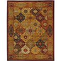 Handmade Diamond Bakhtiari Multi/ Red Wool Rug (12' x 15')