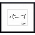 Pablo Picasso 'The Dog' Metal Framed Art Print
