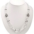 Quartz Silver 3-strand Necklace(Thailand)