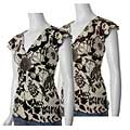 antique Floral assessment Rock Revolution Junior's Floral Medallion Top