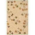 Hand-tufted Blossom New Zealand Wool Rug (5' x 8')
