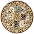 Handmade Qum Wool Rug (6' Round)