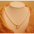 Sterling Silver FW Button Pearl/ Crystal Necklace (USA)