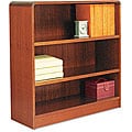 Alera Radius Corner Cherry Wood Bookcase
