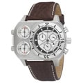Akribos XXIV Men's 'Time Machine' Triple Time Zone Chronograph Watch