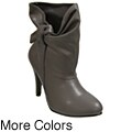 Glaze by Adi High-heel Side Knot Accent Boots