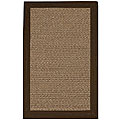 Donegal Indoor/ Outdoor Black Braided Rug (5' x 8')