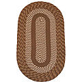 Middletown Brown Braided Rug (8' Round)
