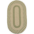 Middletown Sage Indoor/ Outdoor Braided Rug (5' x 8' Oval)