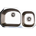 Stainless Steel Double Offset Undermount Kitchen Sink