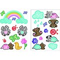 Toddler 2-piece Repositionable Wall Art Set
