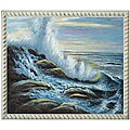 'Raging Waters' Hand-painted Canvas Art