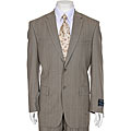 Ferrecci Men's Light Taupe Stripe 2-button Suit