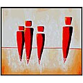 Abstract Minds Hand-painted Oil on Canvas Art