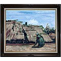 Van Gogh 'Peasant Woman Digging in Front of Her Cottage' Painting