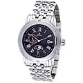 Amazing research on Time Coin Vending Gevril Men's Prime Minister Dual Time Zone Black Dial Watch