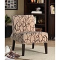 Decor Swirl Print Lounge Chair