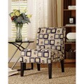 Decor Cube Print Lounge Chair