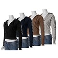 C'est Joi Junior's V-neck Cropped Hoodie Sweatshirt