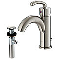 Vigo Brushed Nickel High Arc Spout Bath Faucet