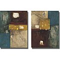Mary Thorngren 'Structure' Canvas Art (Set of 2)