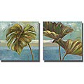 P. Pinto 'Blue Dream I & II' Canvas 2-piece Art Set