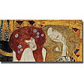 Klimt 'Beethoven Frieze' Canvas Art