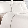 Maison 3-piece White Cotton Quilt Set