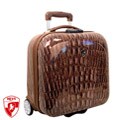 Heys eCase Exotic Crocodile Rolling Laptop Case