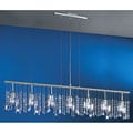 Linear 45-inch 7-light Bar Pendant Crystal Chandelier