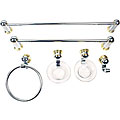 Moen 6-piece Milano Chrome/ Brass Bath Accessory Kit
