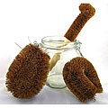 Coir 3-piece Vegetable Brush Set