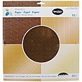 Metallics 12x12 Gold Paper Pad (12 Sheets)