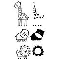 Autumn Leaves 'Mindy's Zoo 2' Stampology Clear Stamps Full Sheet