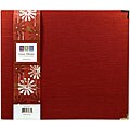 We R Memory Keepers 3-ring 12x12-inch Pomegranate Linen Binder