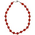 Silver Carnelian Agate Necklace (Thailand)