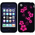 Apple iPhone 3G/3GS Laser-cut Hibiscus Skin Case