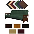 Provo Queen Mission-style Frame/ Mattress Futon Set