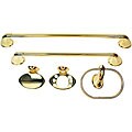 Moen Villetta Polished Brass 5-piece Bath Accessory Kit
