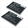 Battery for Casio Exilm Digital Camera NP20 NP-20 (Pack of 2)