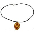 Desert Waves Fused Glass Necklace (Chile)