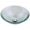 Kraus Broken Glass Vessel Bathroom Sink