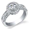 18k Gold 1 9/10ct TDW EGL-certified Diamond Engagement Ring (I, SI3)