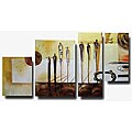 Abstract Hand-painted Oil on Canvas Art Set