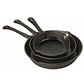 Sunbeam Cast Iron 3-piece Pre-seasoned Frying Pans