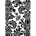 Hand-tufted 'Floridly' Black Wool Rug (5' x 8')