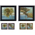 Patricia Pinto 'Blue Dream' 2-piece Framed Canvas Art Set